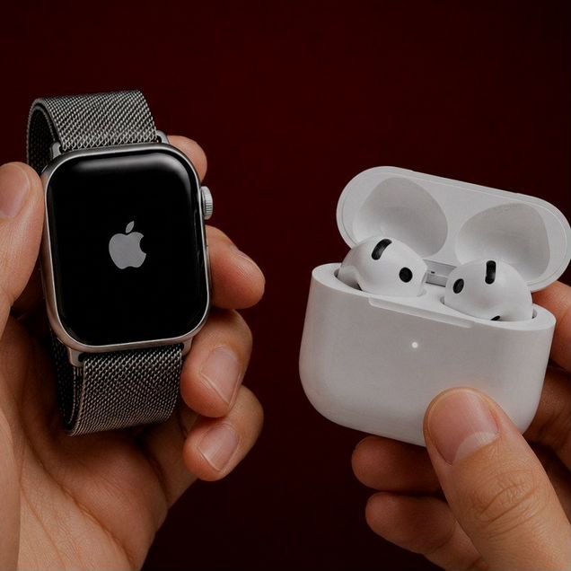 Apple Watch 11 с Яблоком + AirPods 4 (Комлпект 2026)