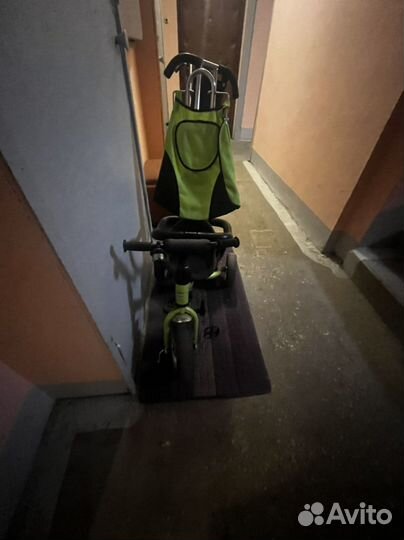 Велосипед детский с ручкой, замена коляски