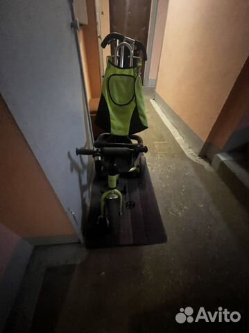 Велосипед детский с ручкой, замена коляски