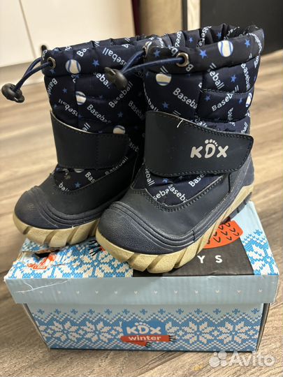 Сапоги зимние детские 19-20 размер
