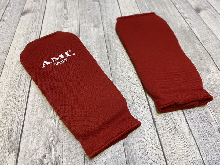 Защита голени AML - красные