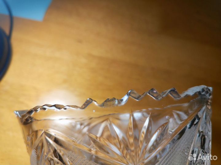 Хрустальная ваза, конфетница, салатник СССР