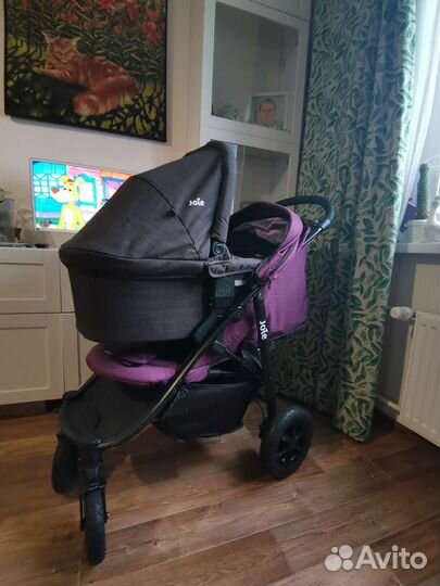 Коляска 3в1, люлька, автокресло Joie Litetrax 4Air