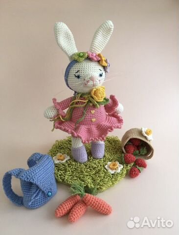 Мягкая игрушка заяц