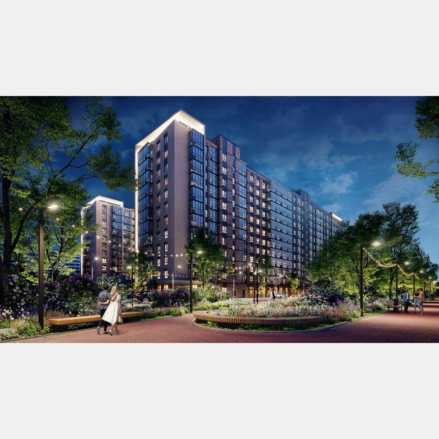 3-к. квартира, 86,5 м², 9/12 эт.