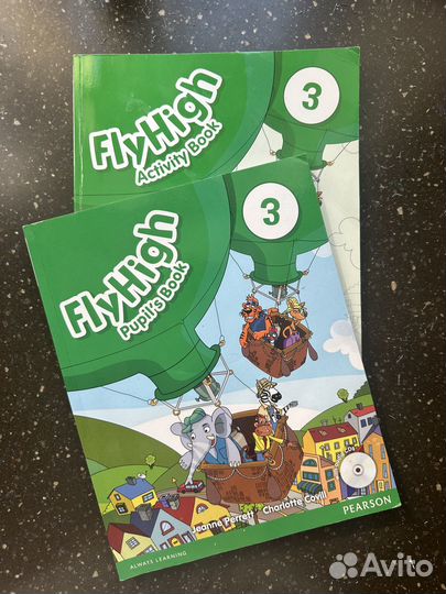 Учебник и рабочая тетрадь английского Fly High 3