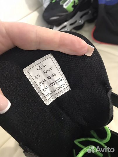 Ролики детские раздвижные размер 30-35 с сумкой