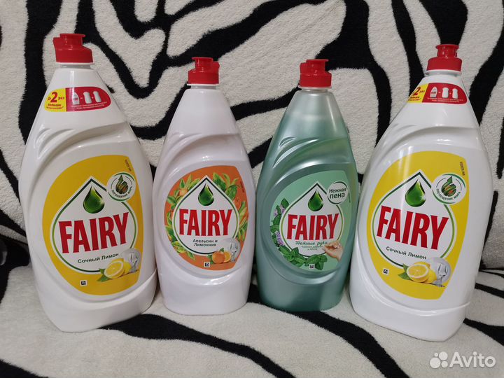 Средство для мытья посуды fairy 900мл/1350мл