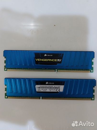 Оперативная память Corsair vengeance ddr3 8gb