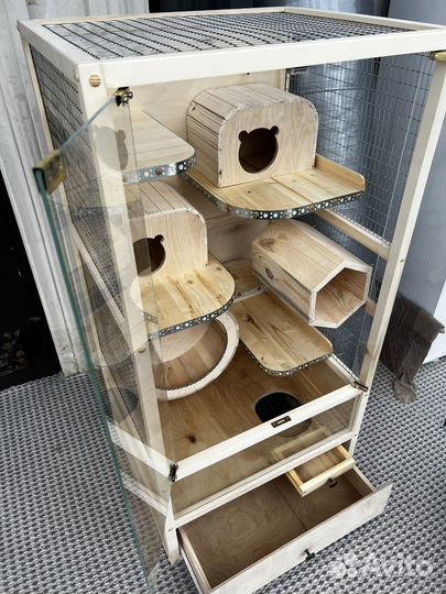 Витрина клетка для грызунов дегу белок шиншилл