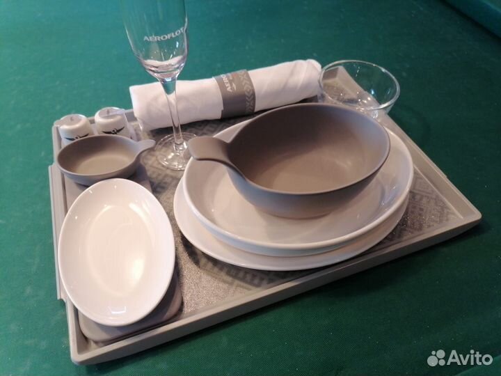 Набор столовой посуды Аэрофлот фарфор