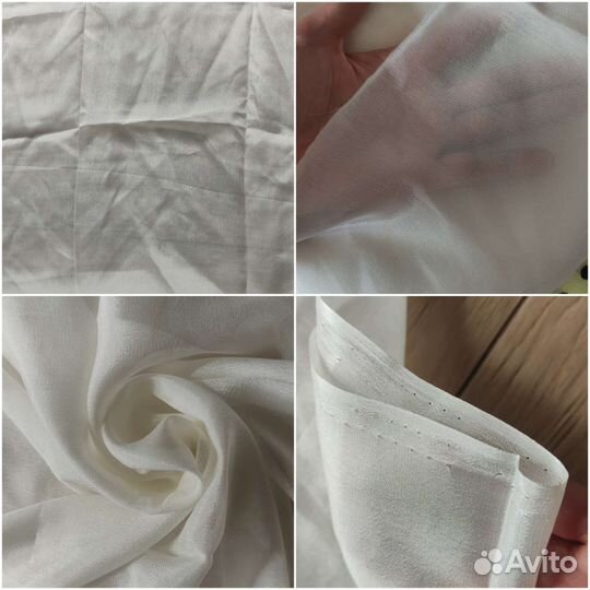 Отрезы шелка натурального 1,5-6 метров