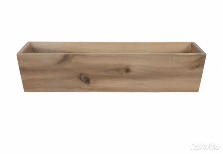 Контейнер ID 30x10x6.7 см дерево цвет коричневый