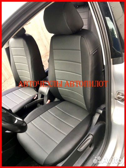 Чехлы Автопилот Volkswagen Polo 1 из экокожи