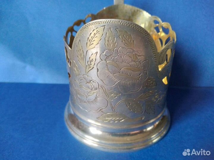 Подстаканники серебро 875