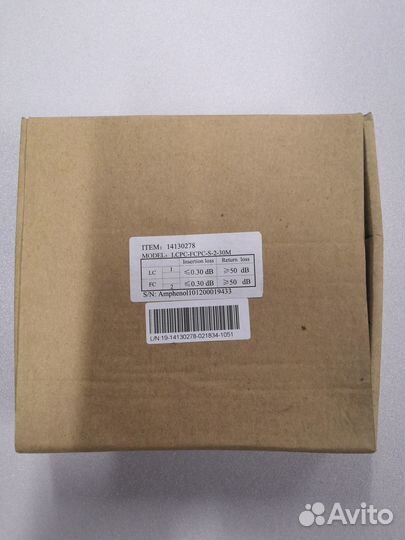 Оптические патчкорды