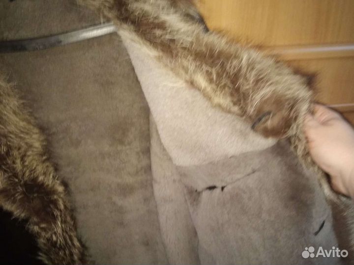 Дубленка натуральная мужская размер 56-58