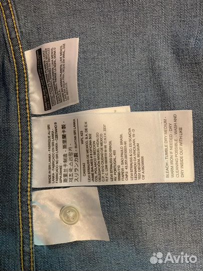 Джинсовая рубашка Levis М