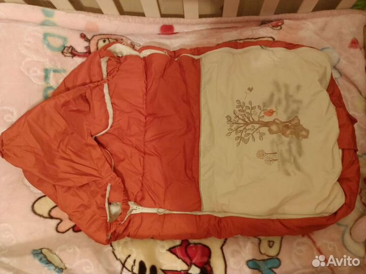 Зимний конверт в коляску