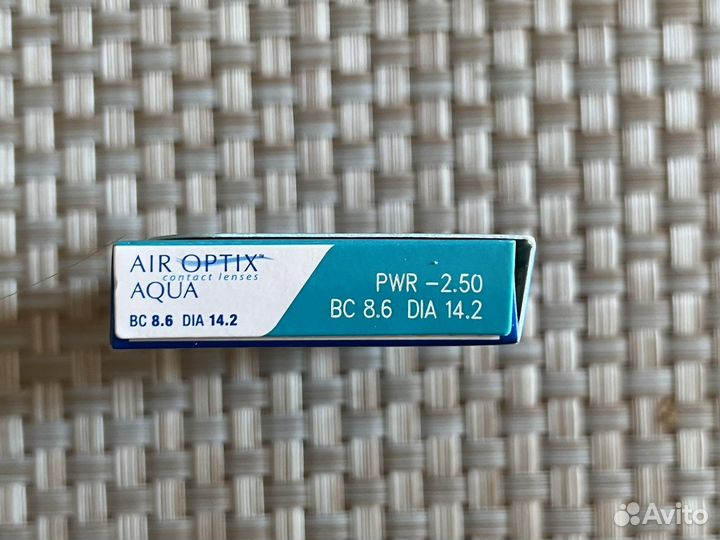 Линзы контактные air optix на месяц -1.75,2.25,2.5