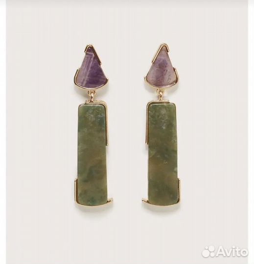 Серьги Mango, платье Зарина