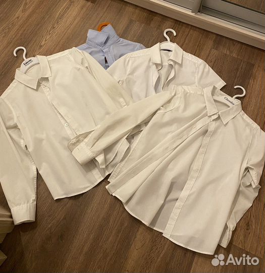 Школьные рубашки пакетом для мальчиков 134