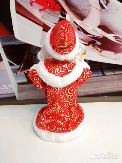 Интерактивный Дедушка мороз с факелом 30 см