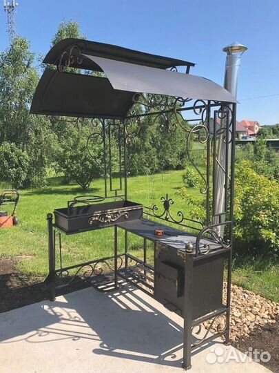 Кованый мангал для дачи