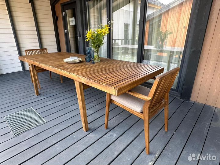 Обеденная группа из акации mona XL
