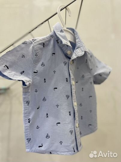 Рубашка H&M 6-12 мес, 80 размер