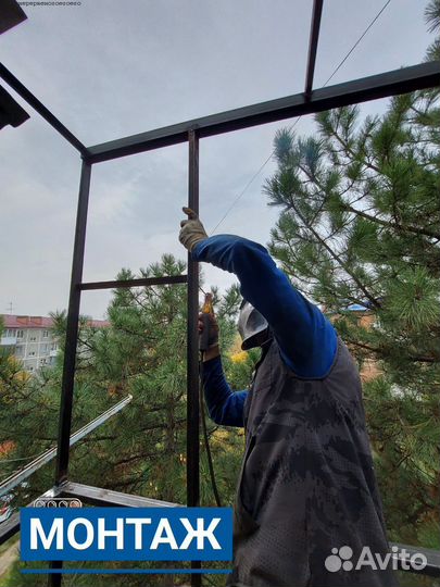Остекление балконов/Гарантия по договору 5 лет