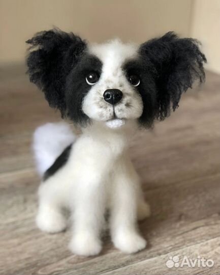 Собачка как настоящая. Авторская ручная работа