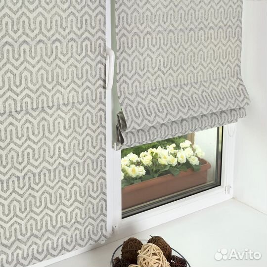 Римские шторы с электроприводом на заказ