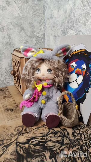 Текстильная кукла ручной работы