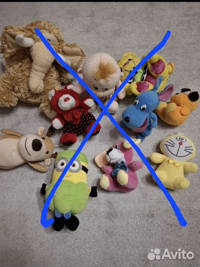 Мягкие игрушки пакетом