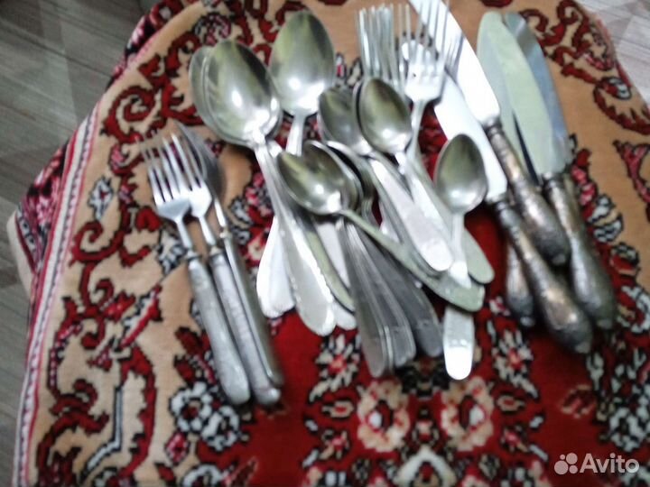 Кухонный набор нержавейка СССР и мельхиор