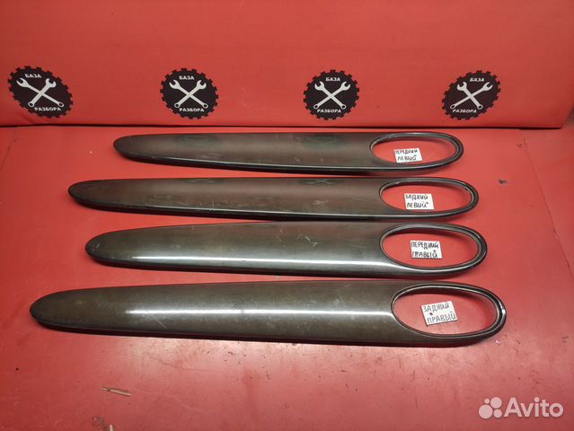 Накладка дерево на дверь Jaguar X308 Черный клён