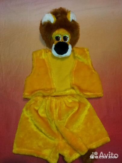 Новогодний костюм для мальчика львёнок, лев