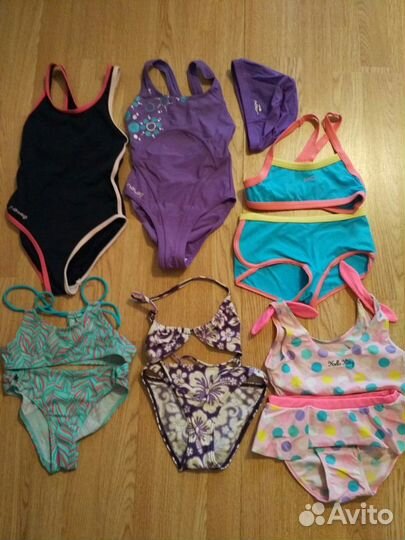 Купальники и шапочка для бассейна