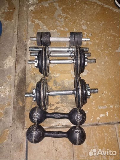 Гантели разборные 10 кг