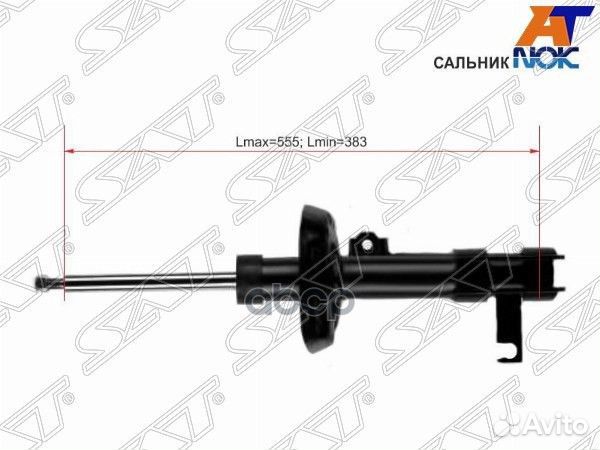 Стойка передняя chevrolet cruze/opel astra J 09