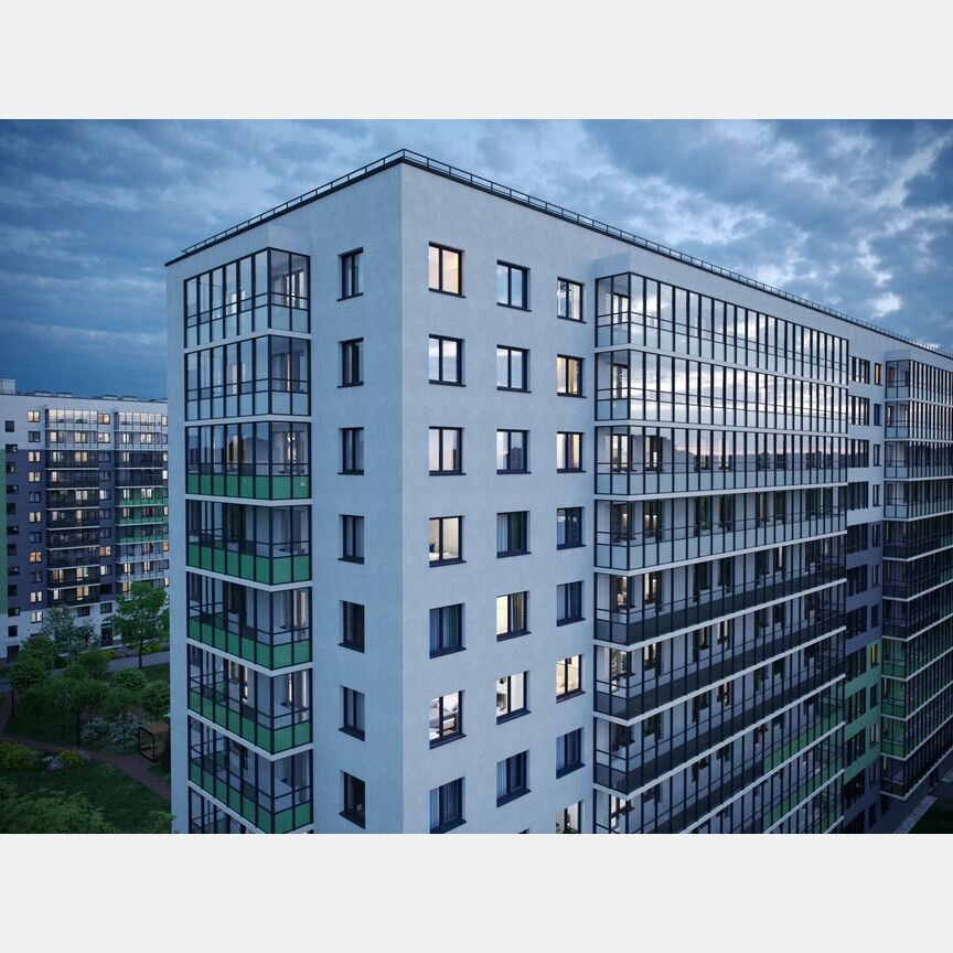 Квартира-студия, 24,3 м², 12/12 эт.