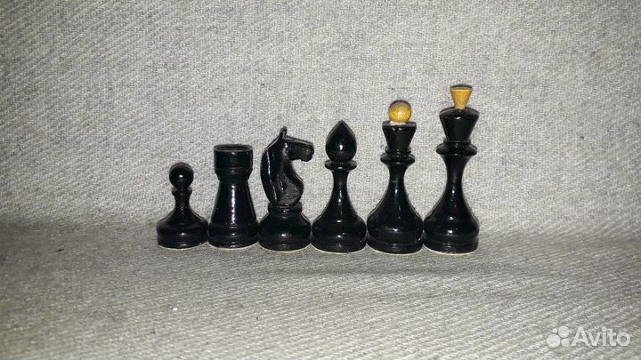 Шахматы СССР деревянные фигурки 1965 год