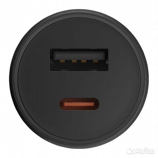 Автомобильное зарядное Xiaomi Dual Port 1A1C 43W