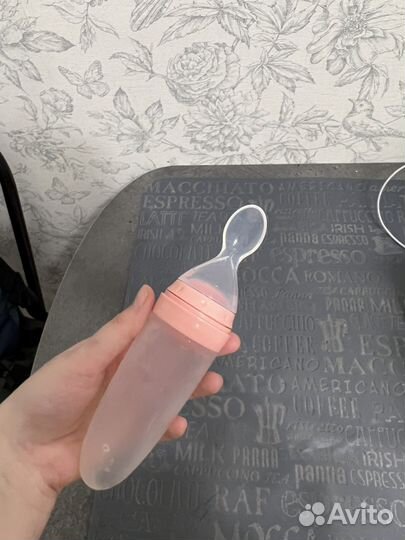Бутылочка ложка для кормления 90мл