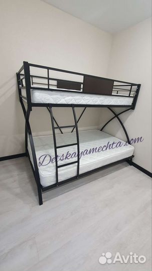 Двухъярусная кровать металлическая Виньола