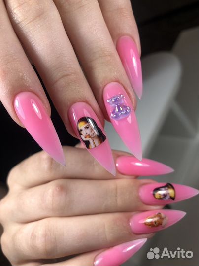 Маникюр Педикюр гель лак наращивание