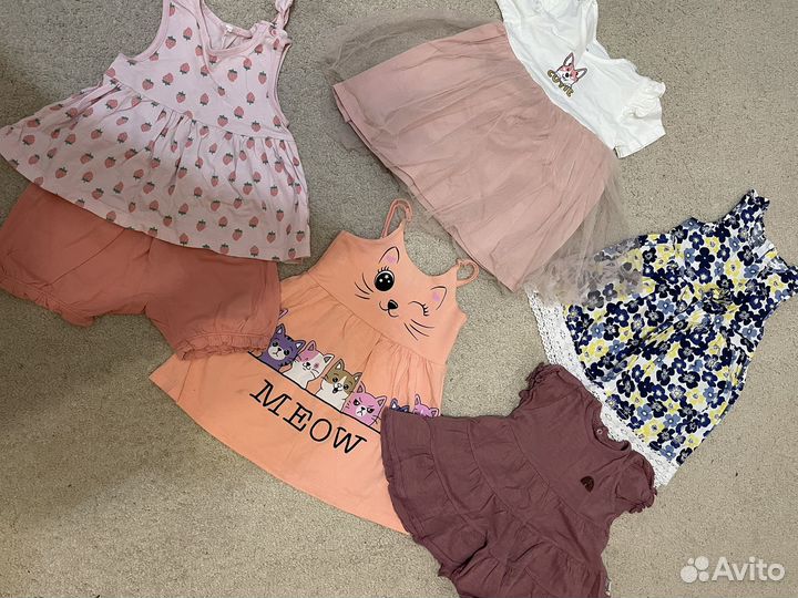 Детские вещи пакетом на девочку до года