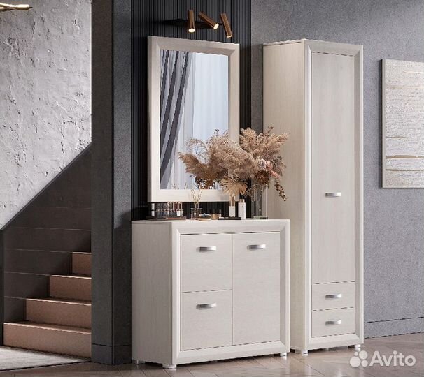 Тумба для обуви Мальта B136-BUT1D2B, лиственница с