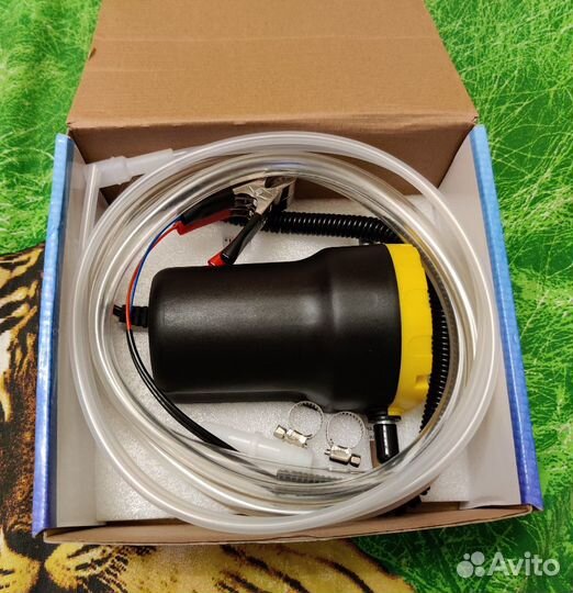 Насос для замены масла через щуп 12 вольт